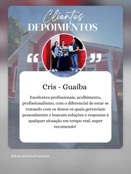 Depoimento de cliente Kasal 2-2