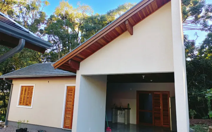 Casa construída pela Kasal em Nova Petrópolis, na Serra Gaúcha